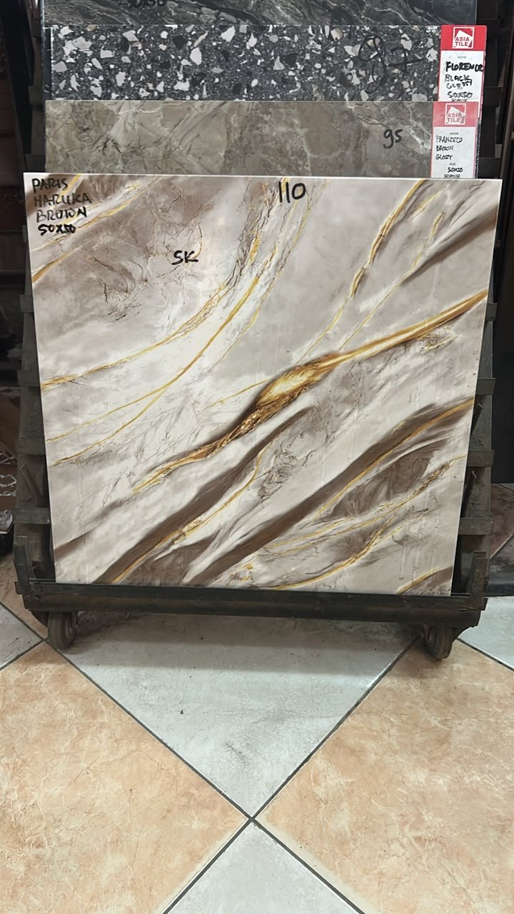 Keramik 50x50 Haruka Brown foto 1